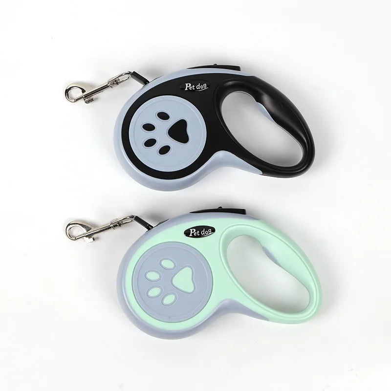 Nylon Retractable Dog Leash 3m-5m for Small Dogs