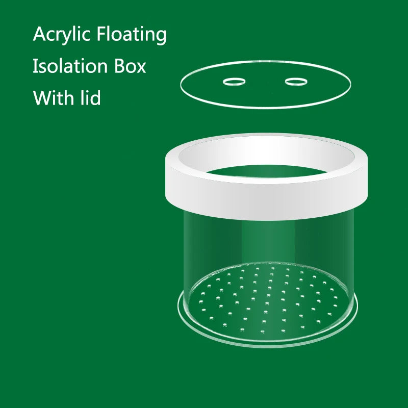 Aquarium Fish Breeding Isolation Box with Suction Cups