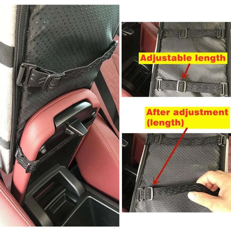 Portable Console Booster Dog Car Seat for Small Dogs and Cats