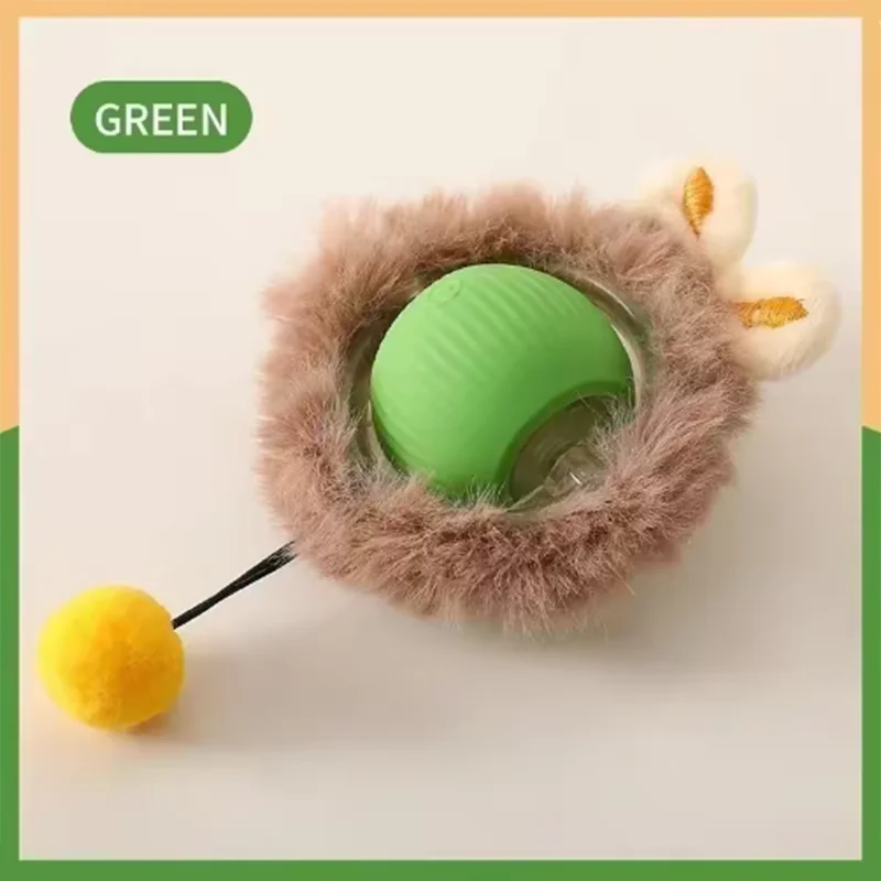 Balle de Jeu Interactive pour Chat à Recharge Automatique