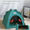 Tente pliante pour animaux avec coussin rafraîchissant