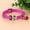 Reflektierendes Nylon-Hundehalsband mit Glocke und Namensschild
