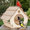 Hängender Vogelfutterhaus aus Holz