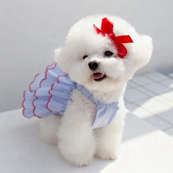 Vestido de Verano Estilo Princesa para Perros Pequeños