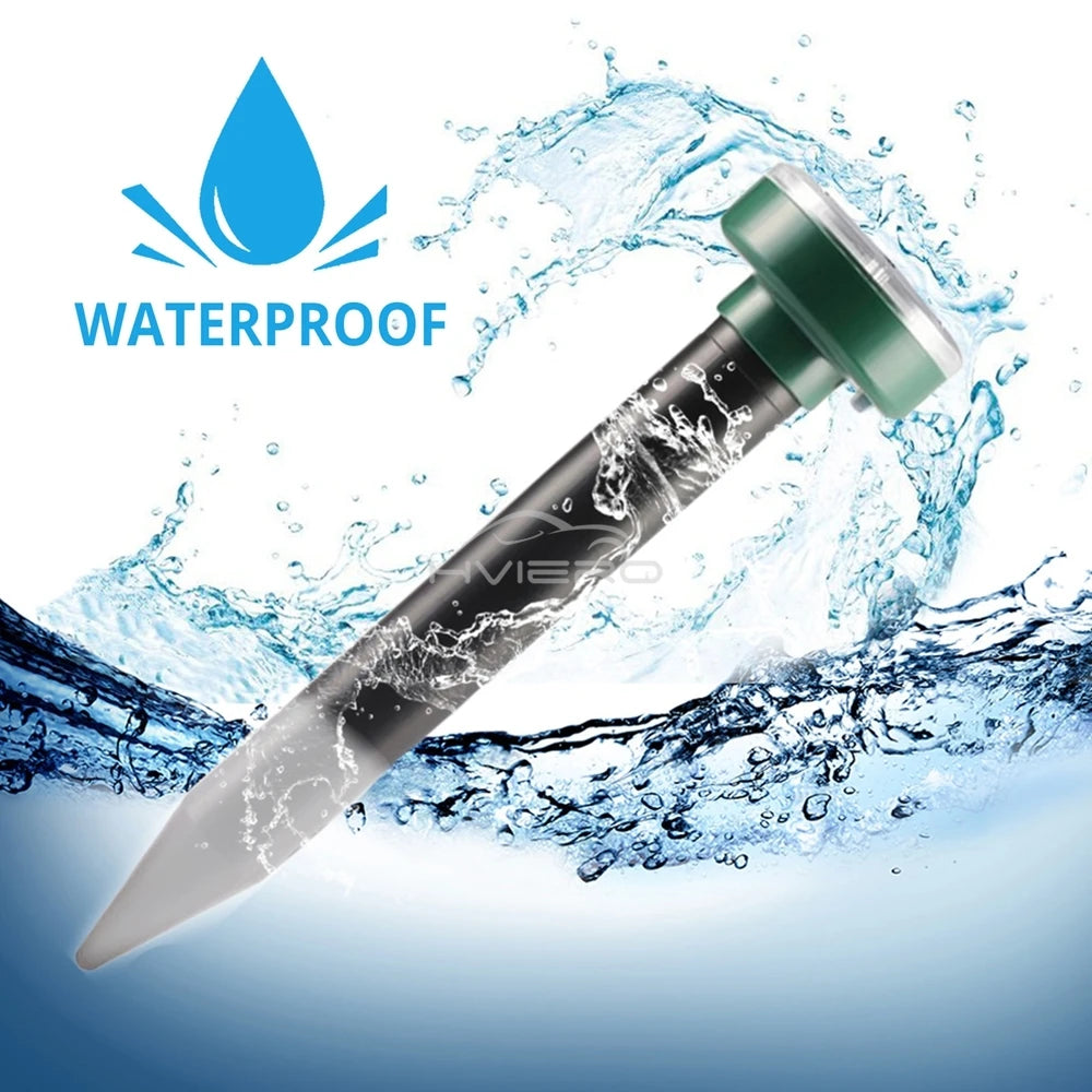 Solar Powered Ultrasonic Pest Repeller for Yard and Garden