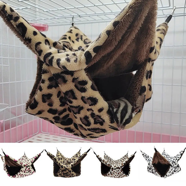 Warm Plush Hamster Hammock for Small Pets