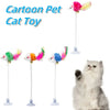 Juguete Interactivo para Gatos con Varita de Plumas y Cascabel