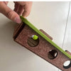 Labyrinthe Puzzle en Feutre Interactif pour Chat avec Clochette
