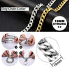 Polished Stainless Steel Slip Chain Dog Collar for Training and Walking