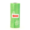 Disposable Dog Waste Bags with Bone-Shaped Dispenser and Leash Clip