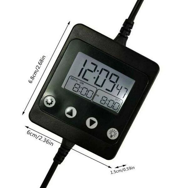 Minuteur et Variateur LED pour Aquarium