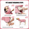 Cozy Fleece Dog Sweater with High Collar and Leg Straps