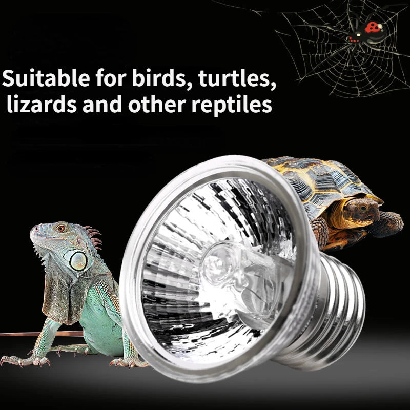 Ampoule chauffante pour reptiles 50W avec col de cygne ajustable