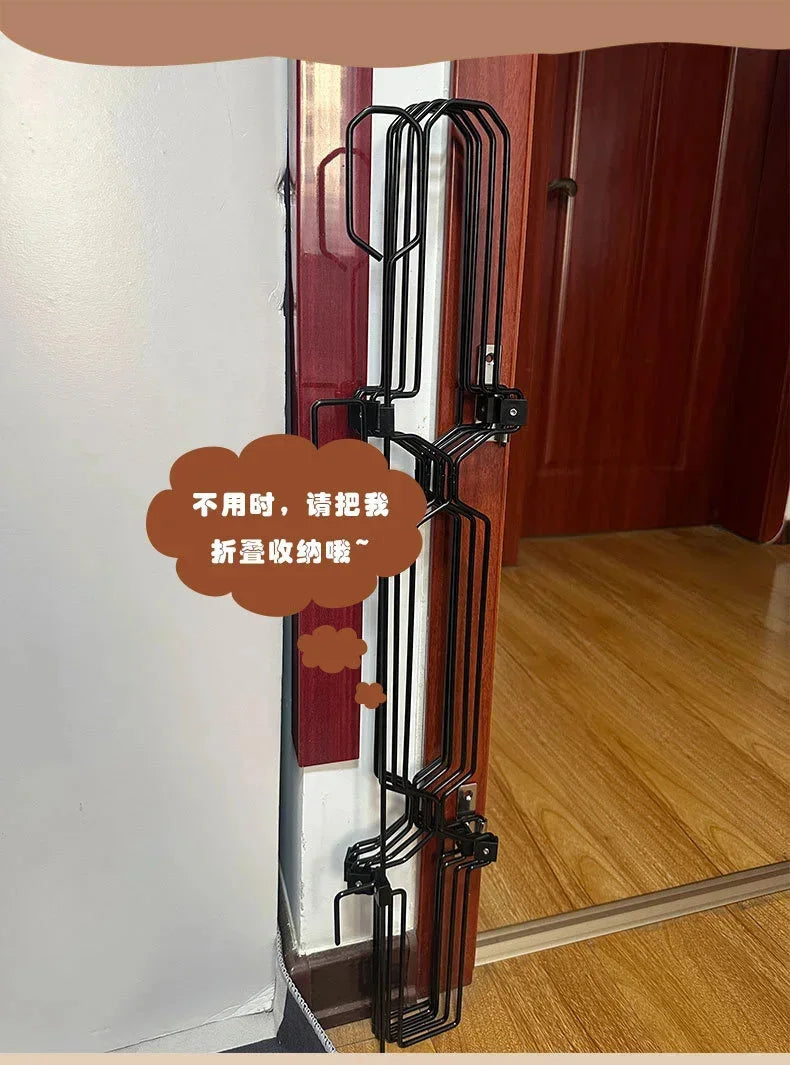 Adjustable Retractable Pet Safety Gate for Doorways and Stairs