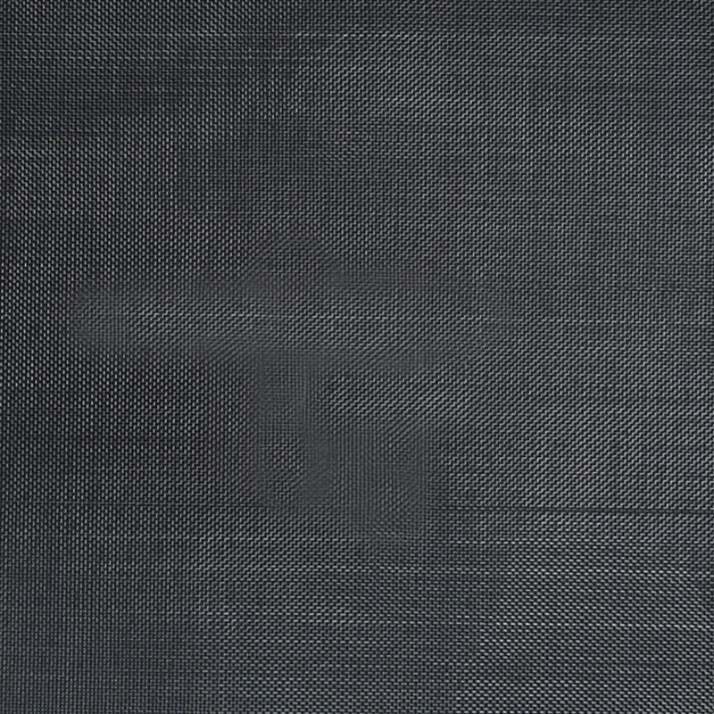 Close-up texture of a dark gray stainless steel ant farm escape net fabric.