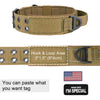 Taktisches Nylon-Hundehalsband mit Griff