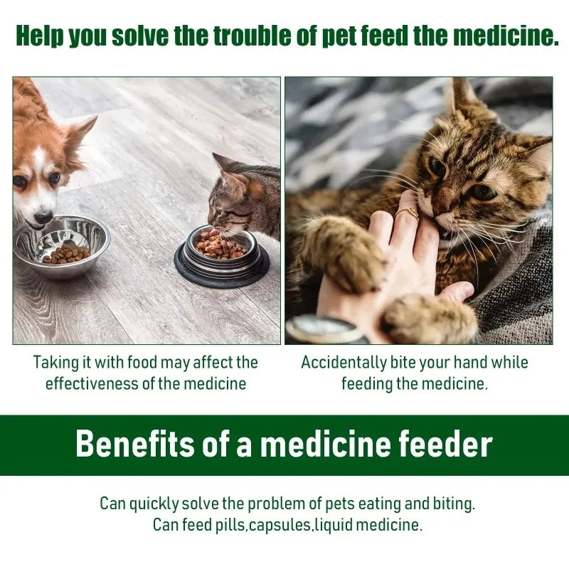 Pet Medication Dispenser for Cats and Dogs