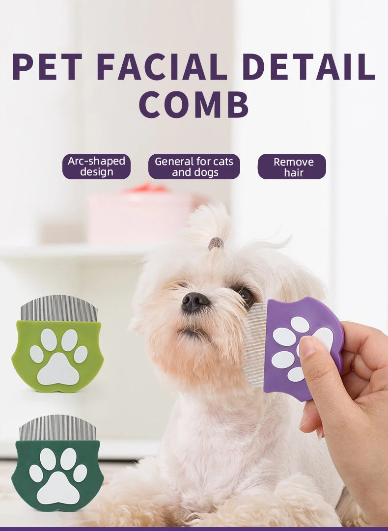 Peigne Courbé pour Toilettage de Chats et Chiens