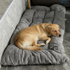 Extra Large Plush Dog Bed Sofa with Reversible Design