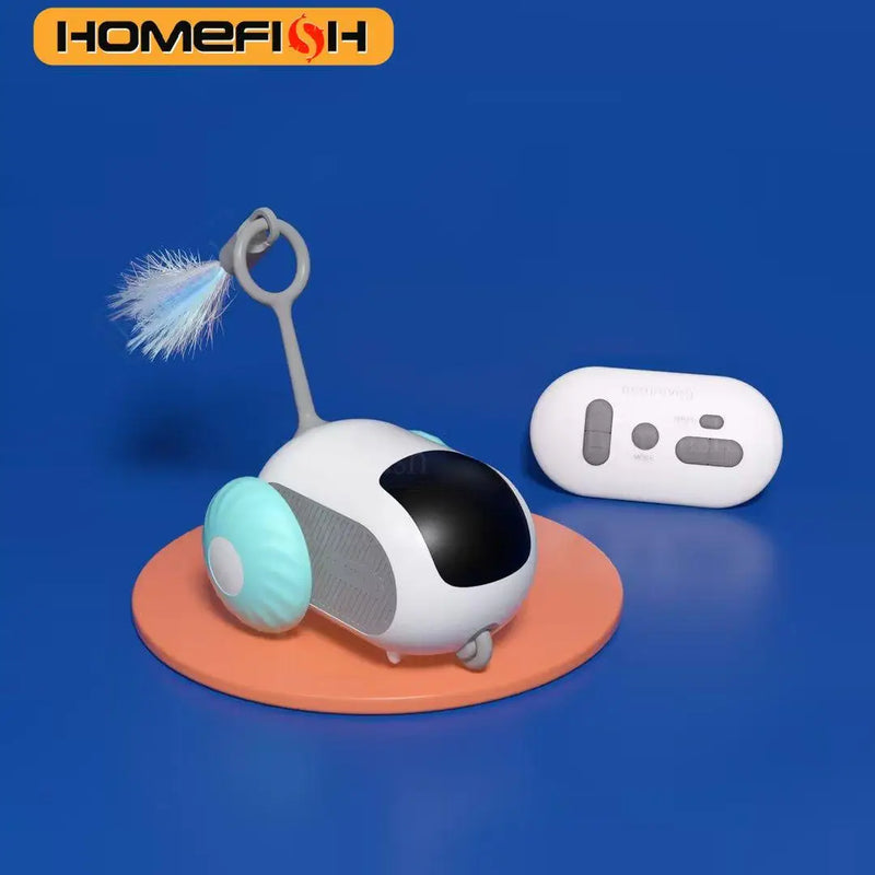 Interactive Remote-Controlled Cat Toy Car