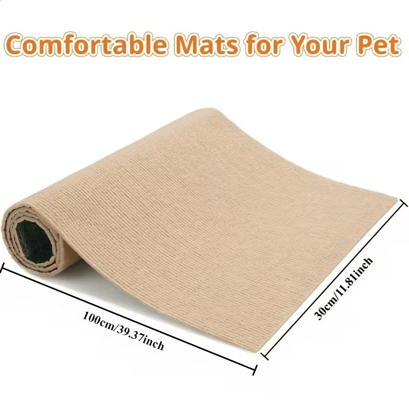 Self-Adhesive Cat Scratch Pad for Furniture Protection
