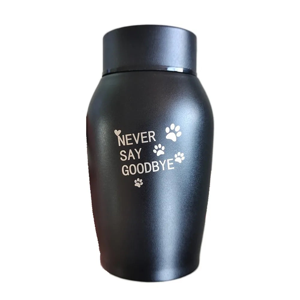 Pet Memorial Ashes Storage Box with Paw Print Lid