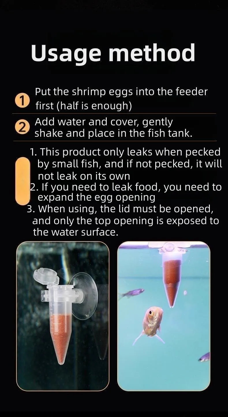 Automatischer Aquarium-Futterautomat mit Saugnapf