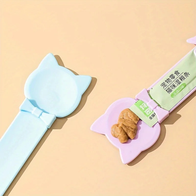 Squeeze Treat Dispenser Spoon for Cats