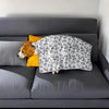 Cozy Flannel Pet Blanket with Paw Print Design