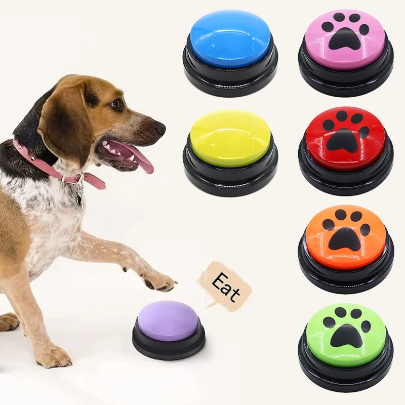 Boutons de Communication pour Animaux avec Enregistrement 30 Secondes