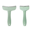 Pet Deshedding Brush with V-Tooth Comb - Gentle Undercoat Rake for Dogs & Cats