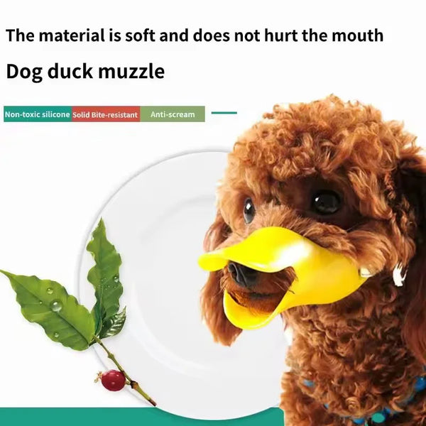 Soft Silicone Dog Muzzle for Small to Medium Dogs