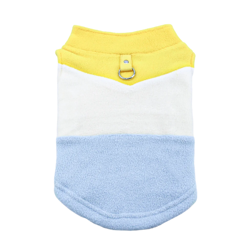 ملابس كلب شتوية من الفليس مع معطف للكلاب الصغيرة