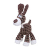 Corduroy Squeaky Plush Dog Toy - Bite-Resistant Animal Shapes