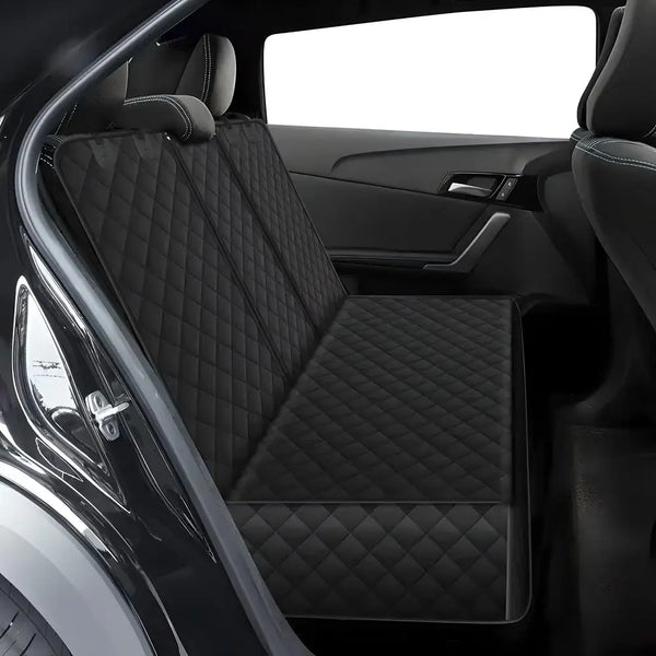 Waterproof Pet Car Seat Cover for Dogs and Cats – Rear Seat Protector with Center Armrest Access