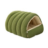Cozy Plush Cat Cave Bed with Removable Washable Cover