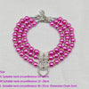 Pearl Pet Necklace with Heart-Shaped Rhinestone Pendant
