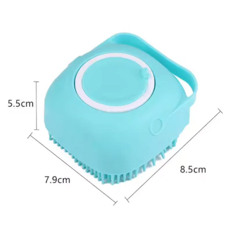 Silicone Pet Bath Massage Glove for Dogs and Cats