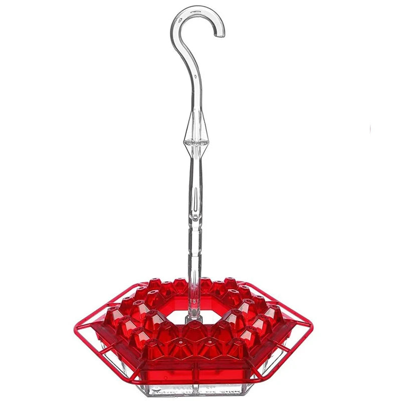 Hexagonal Hanging Bird Feeder for Garden and Patio