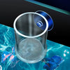 Clear Acrylic Aquarium Feeding Cup Ring Anti-drift Betta Fish Feeder