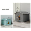 Foldable Waterproof Insulated Cat House with Thermal Lining