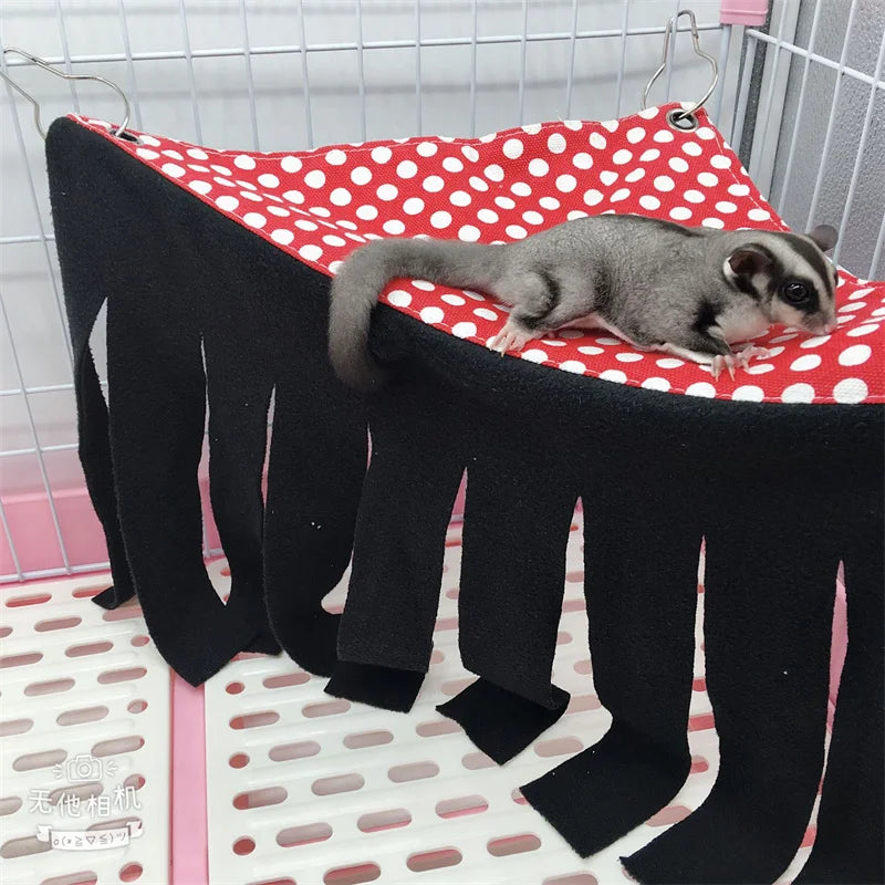Hamac & Refuge Douillet en Peluche pour Petits Animaux