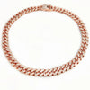 Luxury Crystal Cuban Chain Cat Collar with Safety Buckle