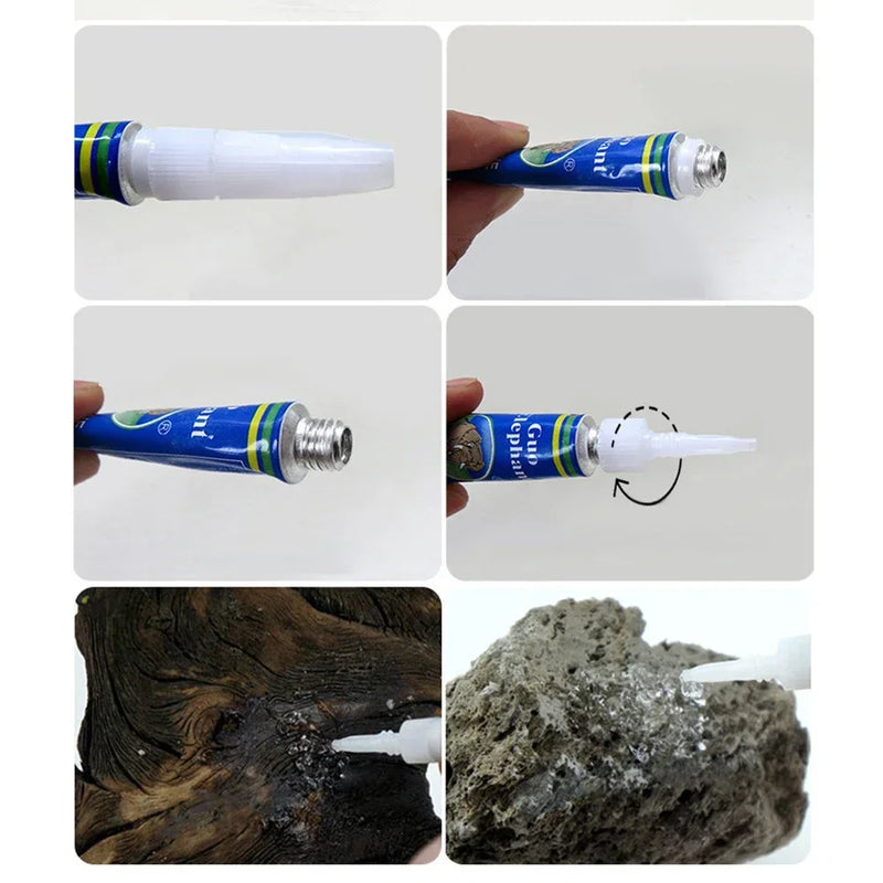 Colle à mousse pour aquarium et aquascaping