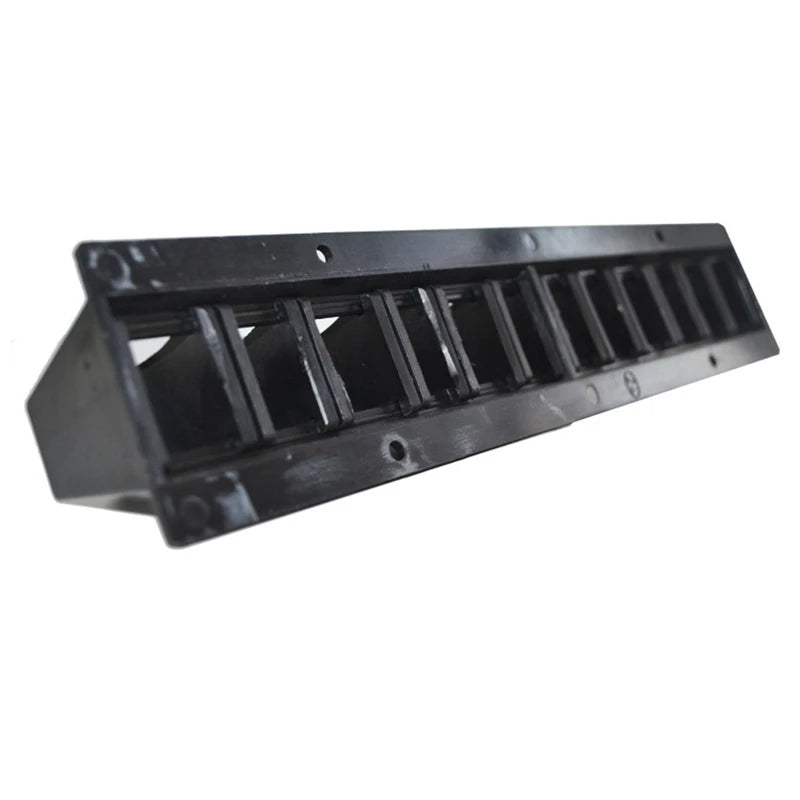 حامل رف الحائط لمسكات الخيول - يستوعب 12 سوطاً