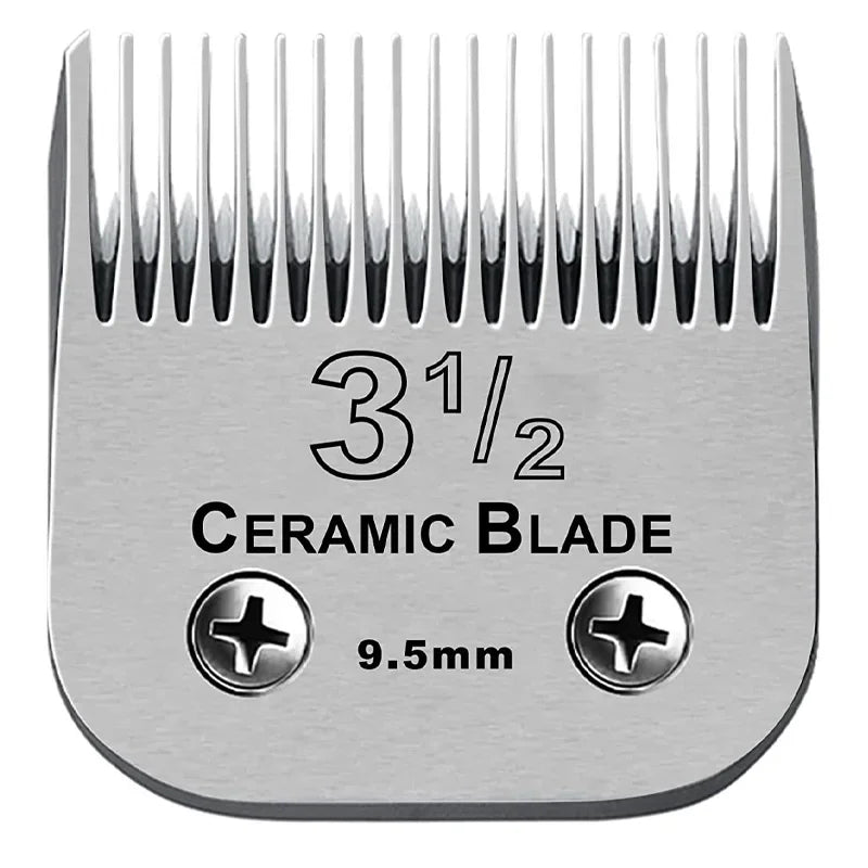 Ceramic Pet Grooming Blade Set for Andis, Oster, and Wahl Clippers