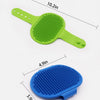Gant de toilettage en caoutchouc souple pour chiens et chats