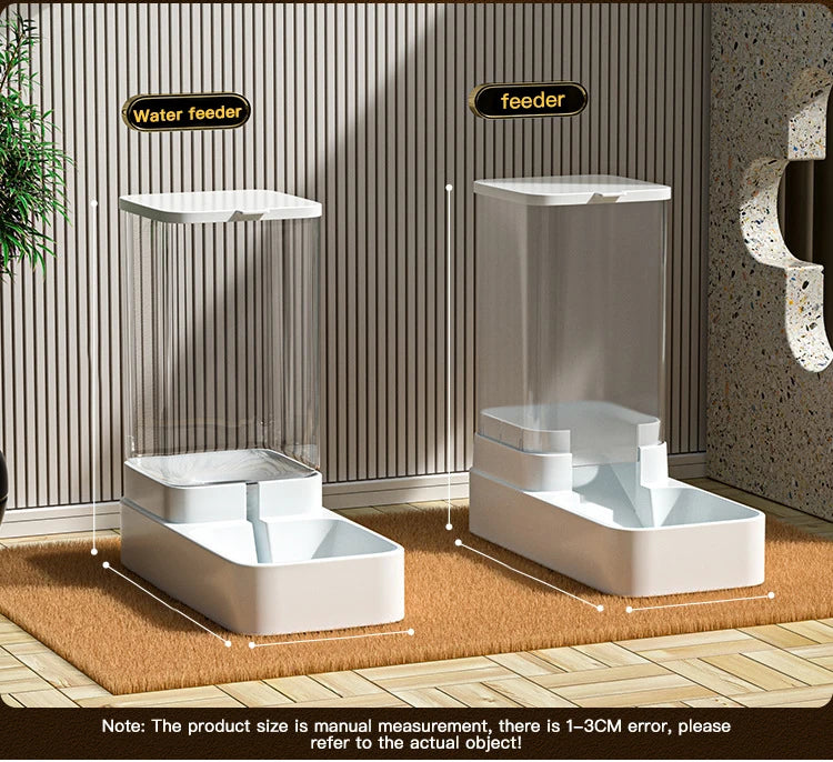 Schwerkraft-Futter- & Wasserspender für Haustiere