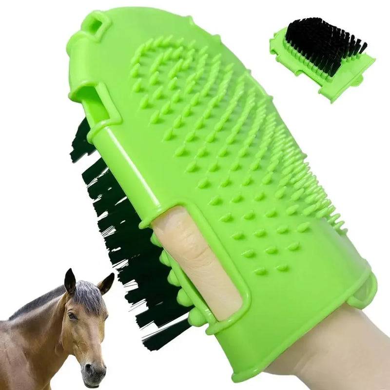Gant de Toilettage pour Chevaux à Double Face