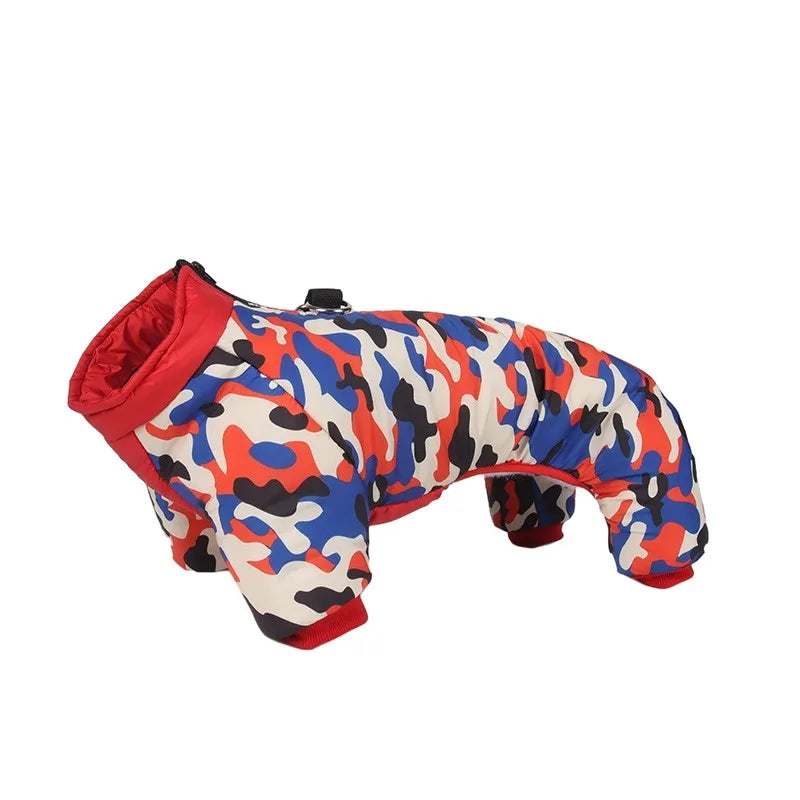 Winter Warm Thick Dog Jacket Waterproof Coat for Small to Large Dogs